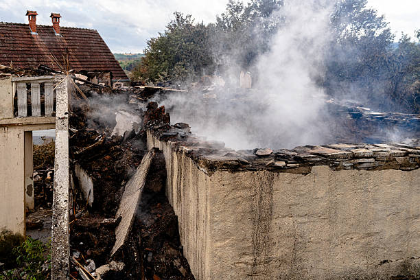 Professional Smoke Damage Removal technician working in Centreville, VA